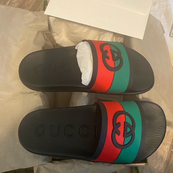Gucci Shoes Gucci Womens Interlocking G Slide Poshmark